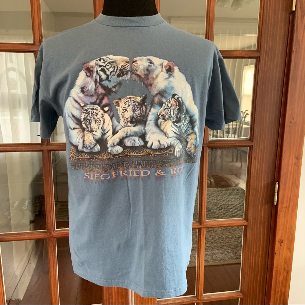 Vintage 1990s Siegfried & Roy Las Vegas T Shirt